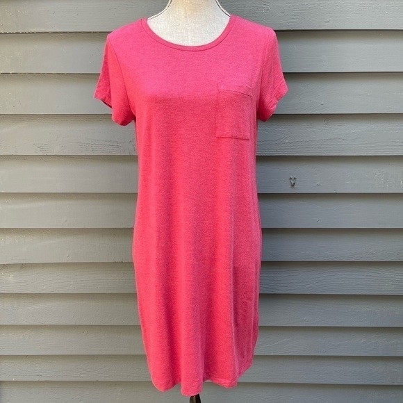 C & C California Tee Shirt Dress Short Sleeves with Chest Pocket Size Medium - Picture 9 of 9